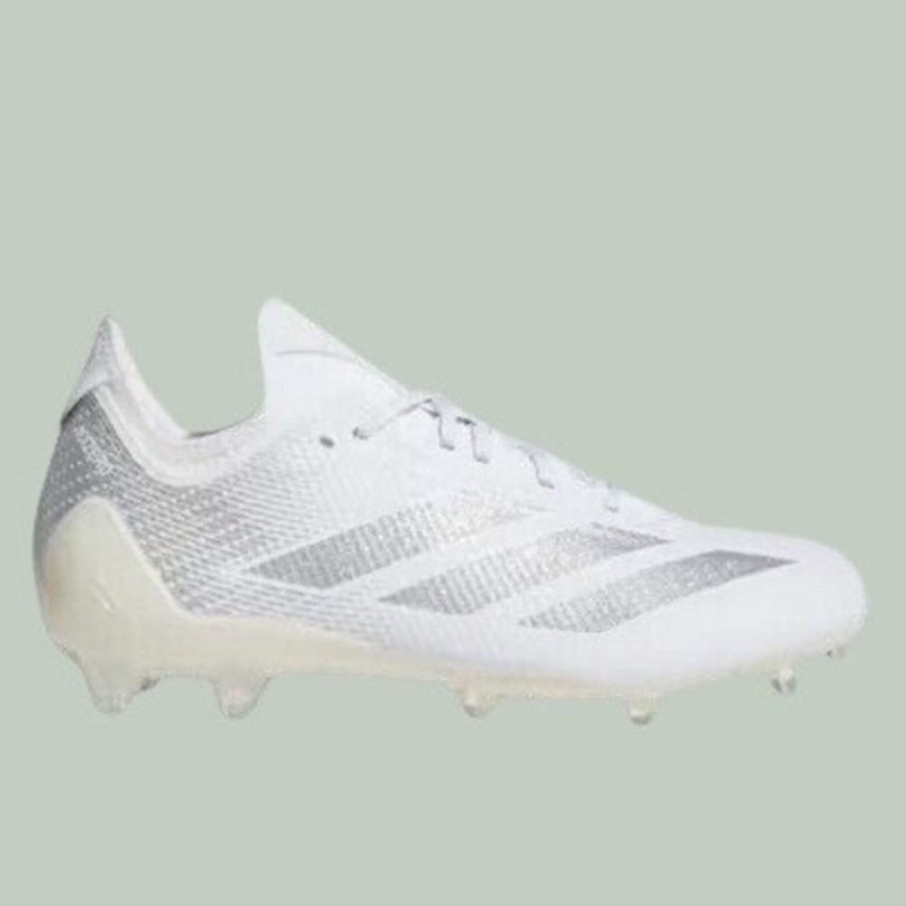 Adidas Adizero Electric Football Cleats Men 7 White Silver IE4374 Lightweight